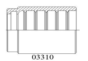 03310 2SN軟管套筒