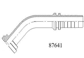 87641 SAE 6000PSI法蘭接頭系列