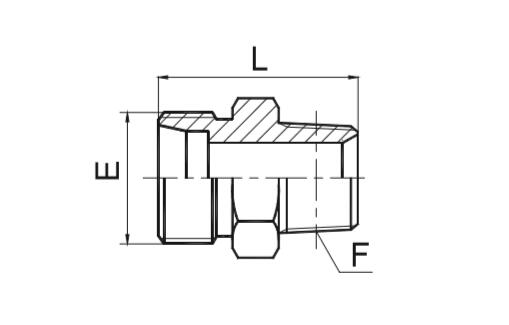 1CT/1DT英錐管外螺紋